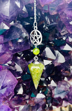 Load image into Gallery viewer, Peridot pendulum
