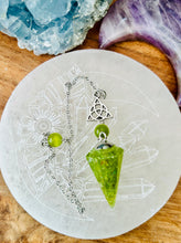 Load image into Gallery viewer, Peridot pendulum
