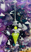 Load image into Gallery viewer, Peridot pendulum
