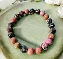 Load image into Gallery viewer, Rhodonite bead bracelets
