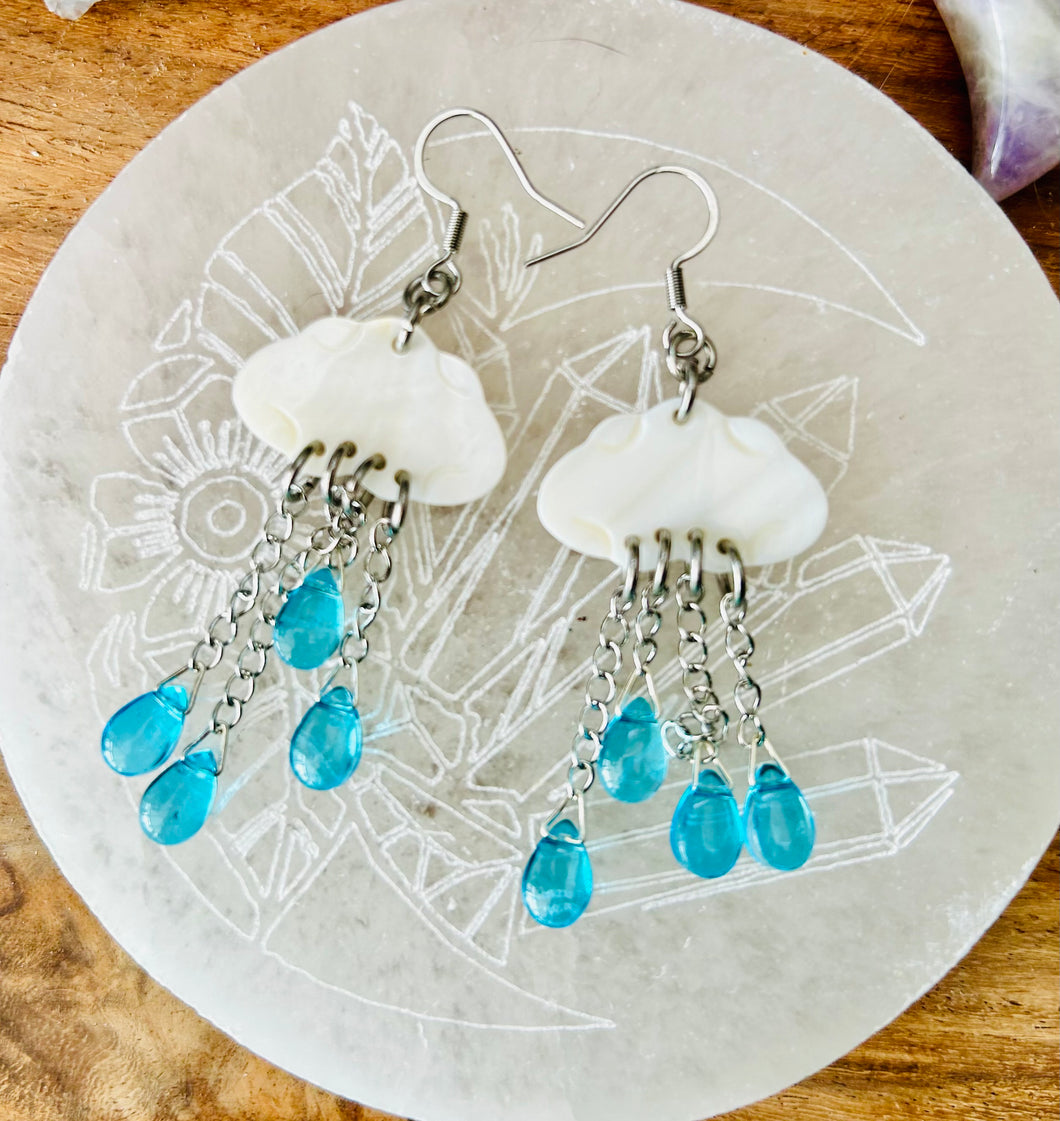 Rainy day earrings