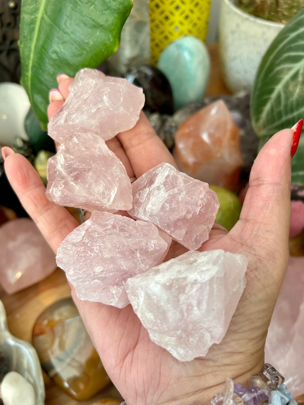 Raw Rose Quartz