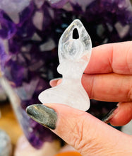 Load image into Gallery viewer, Clear Quartz carved Goddesses
