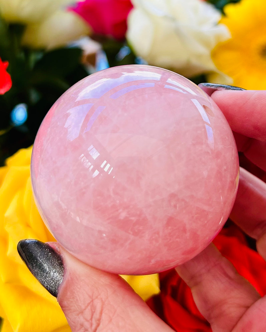 Rose Quartz sphere