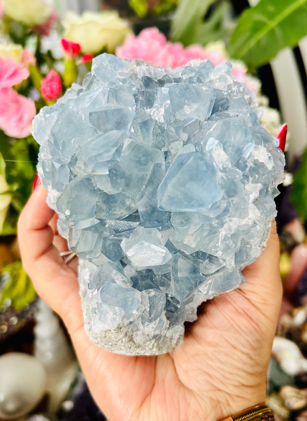 Celestite cluster