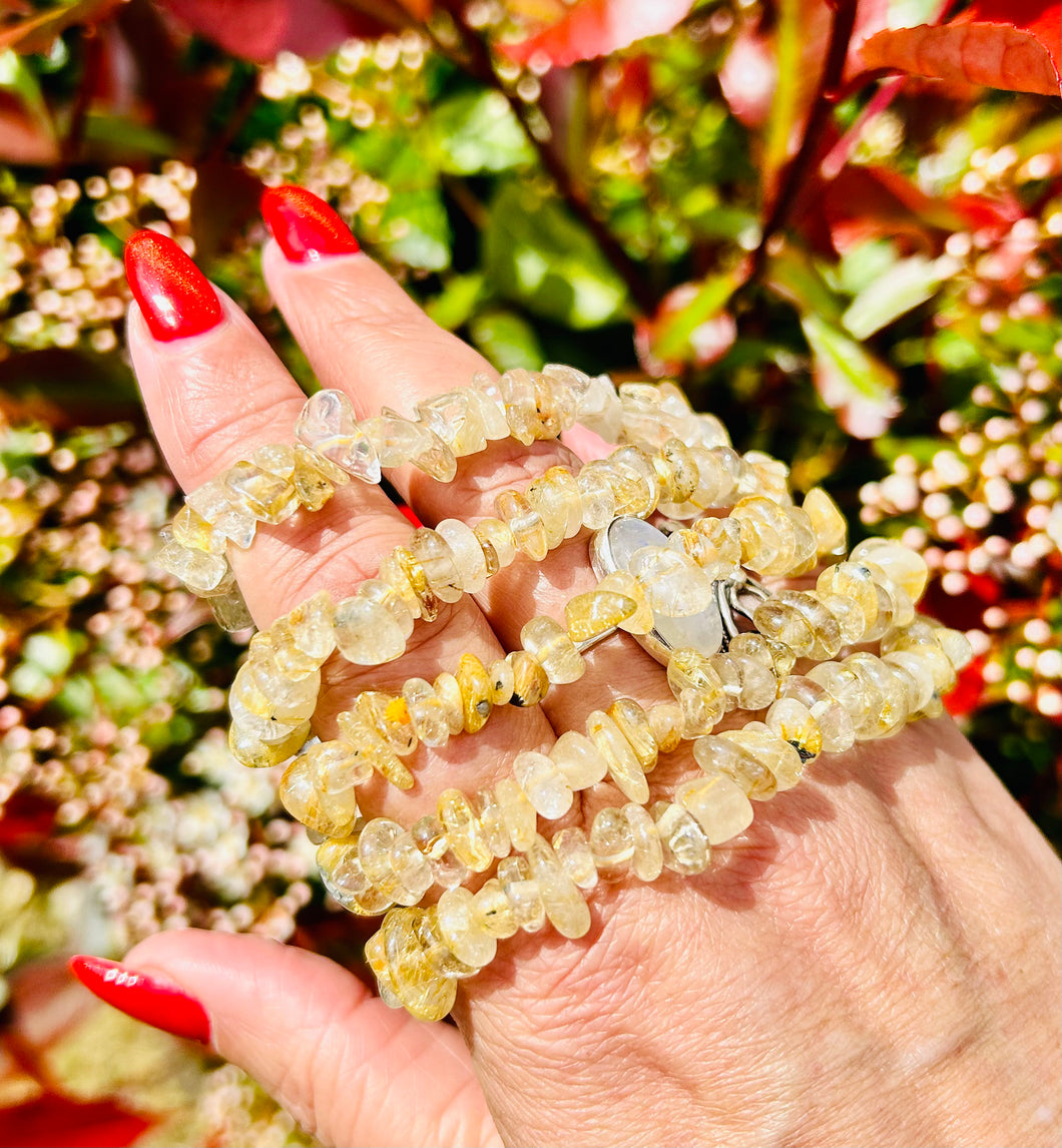 Golden Rutile bracelets