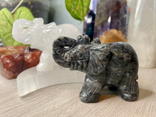 Load image into Gallery viewer, Crystal carved large elephants
