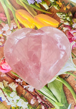 Load image into Gallery viewer, Rose Quartz jumbo heart
