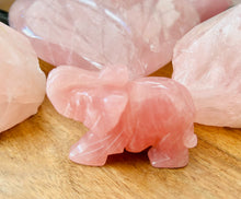 Load image into Gallery viewer, Rose Quartz elephant
