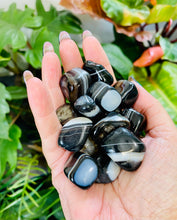 Load image into Gallery viewer, Black banded agate
