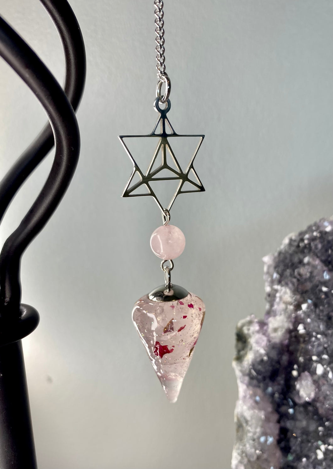 Rose Quartz Pendulum