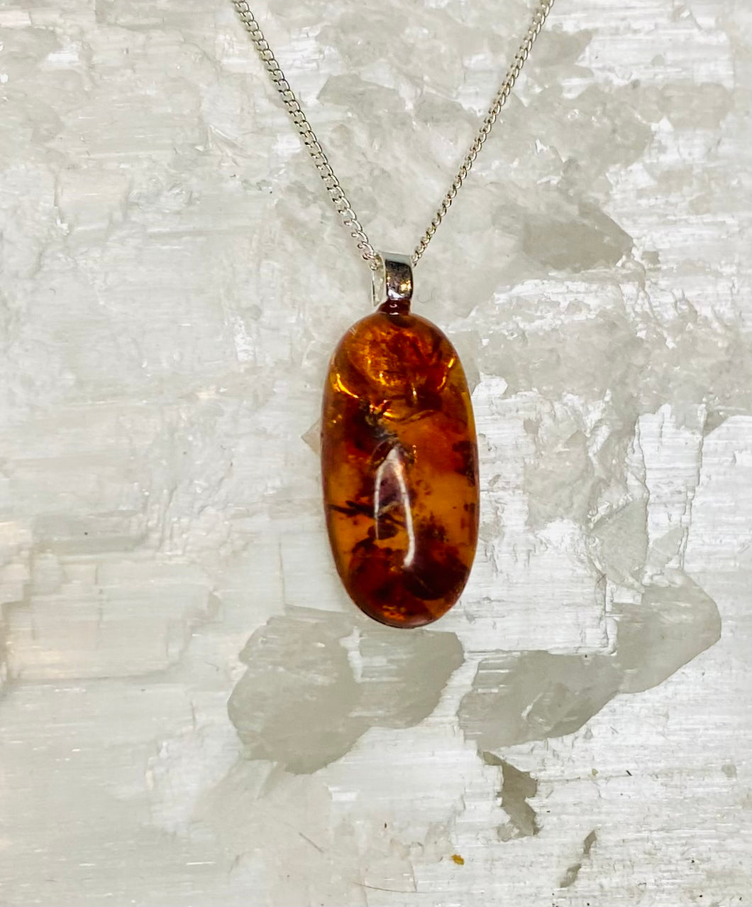 Amber Freeform Necklace