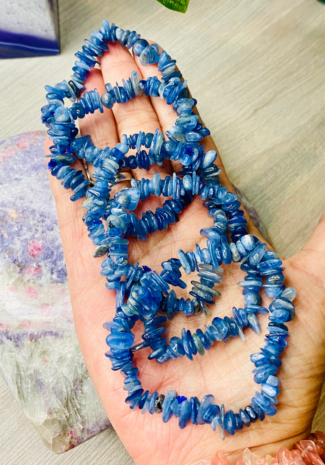 Blue Kyanite bracelets