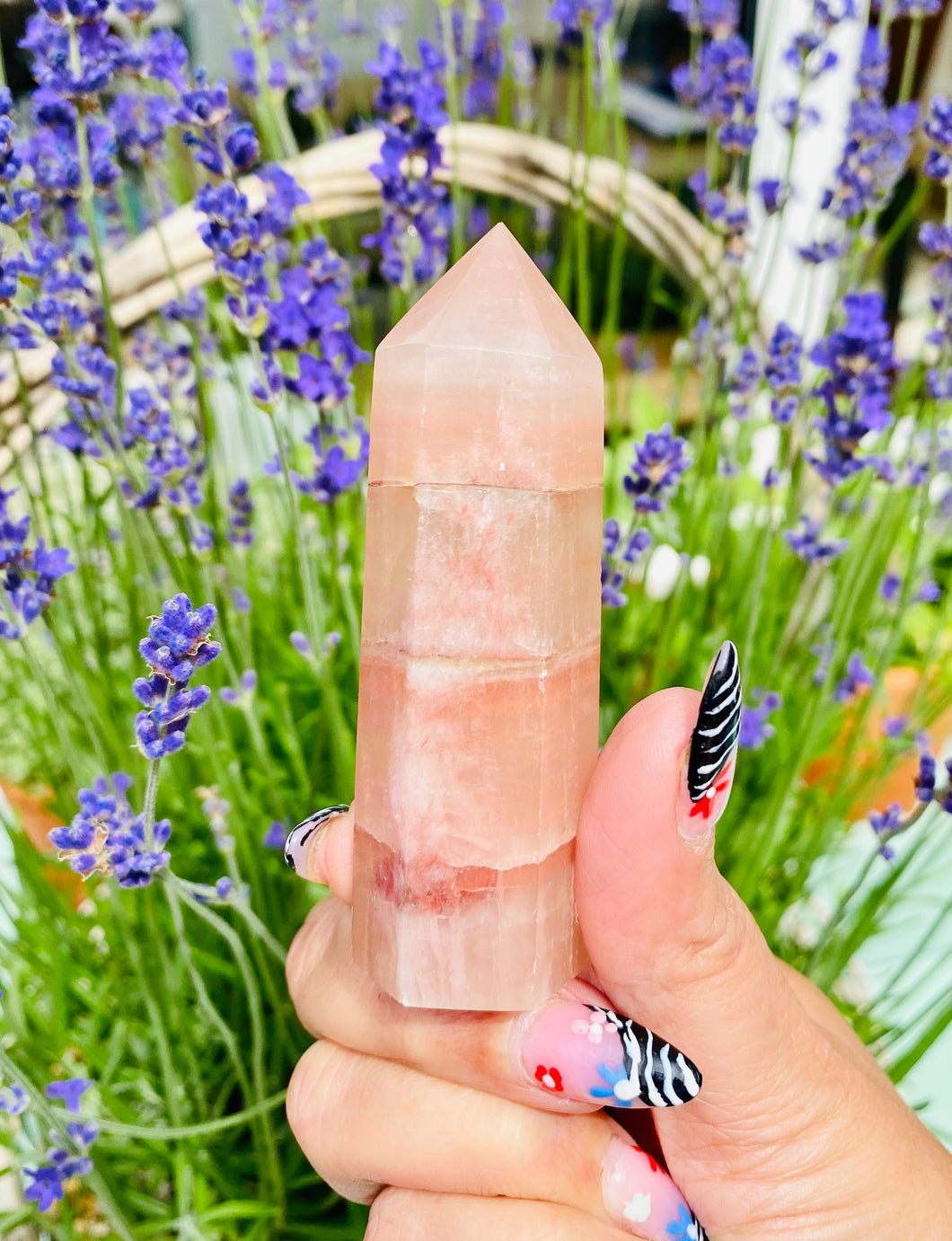 Rose Calcite point