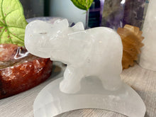 Load image into Gallery viewer, Crystal carved large elephants
