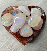 Load image into Gallery viewer, Rose Aura Quartz tumbles
