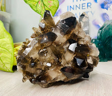 Load image into Gallery viewer, Smoky Quartz cluster
