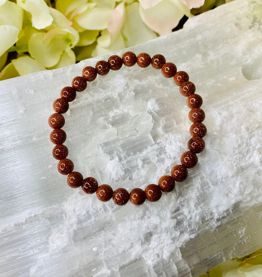 Red Goldstone bracelet