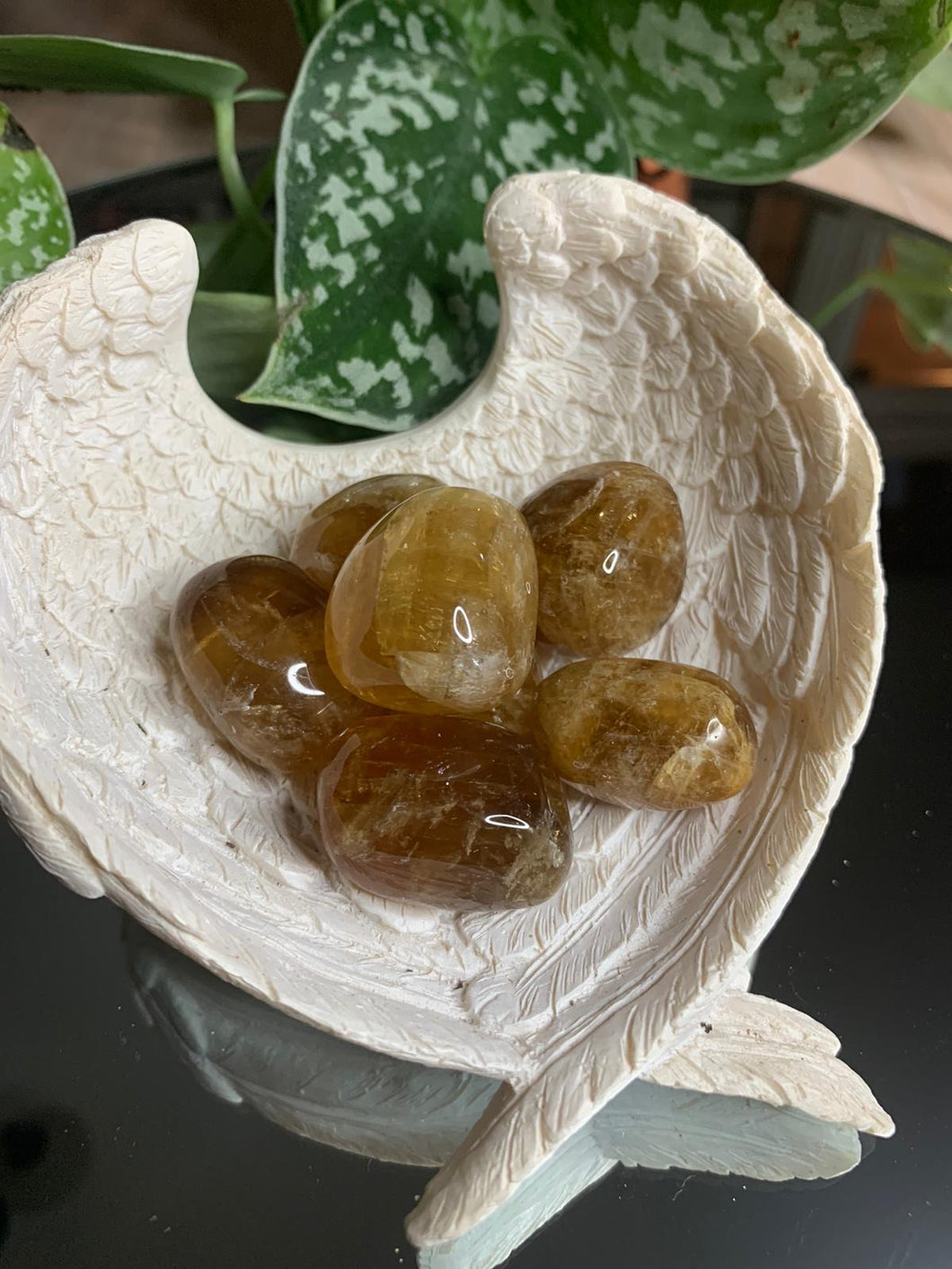 Honey Calcite Tumble