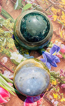 Load image into Gallery viewer, Ocean Jasper half sphere
