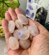 Load image into Gallery viewer, Rose Aura Quartz tumbles
