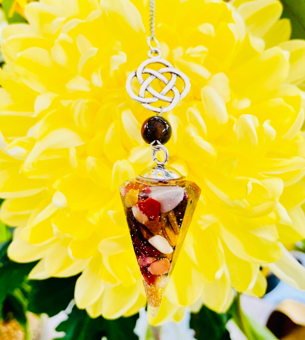 Mookaite handmade pendulum