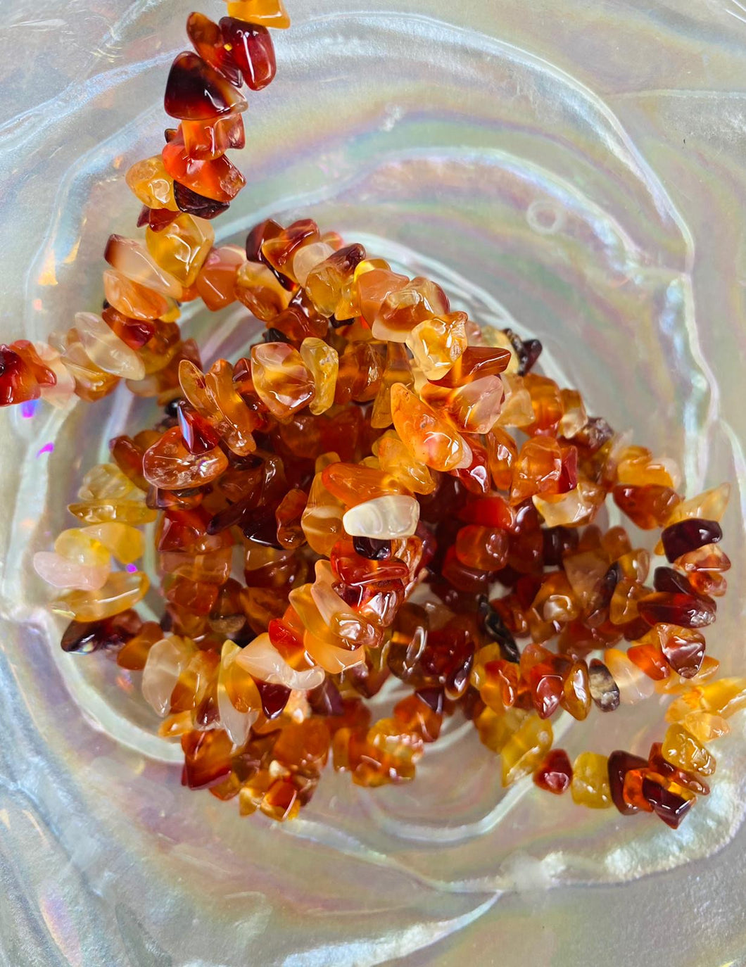 Carnelian Chip Bracelet